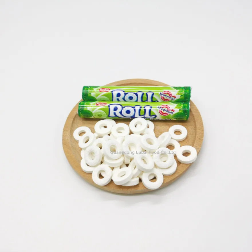 High quality OEM Sweet Fruit Cola Flavor Roll pressed candy