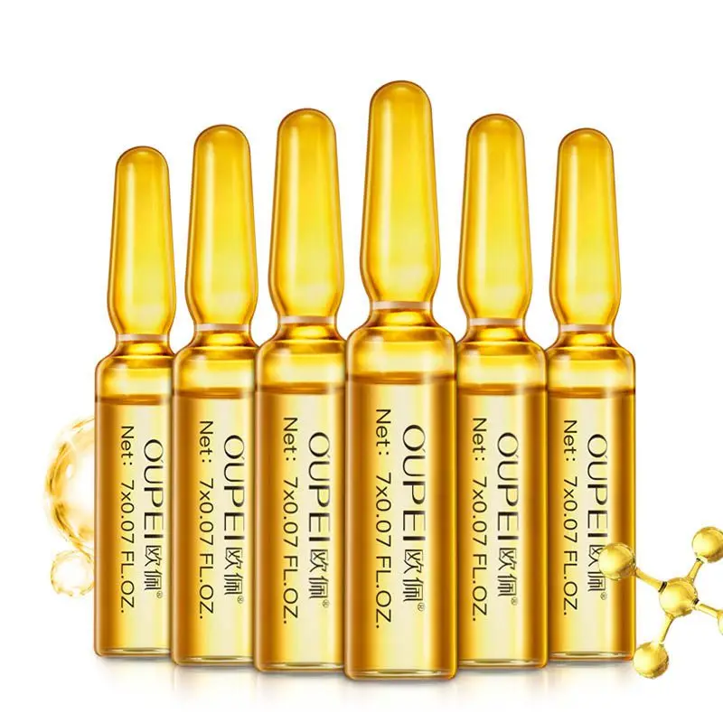 OEM Private Label skin care product custom ginseng Anti-wrinkle Anti Aging serum hexapeptide hyaluronic acid ampoule essence
