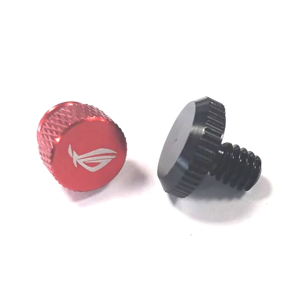 OEM Stainless Steel Anodized Aluminum Adjust Hand Tightening  Thumb Screws Knob Knurl Screw