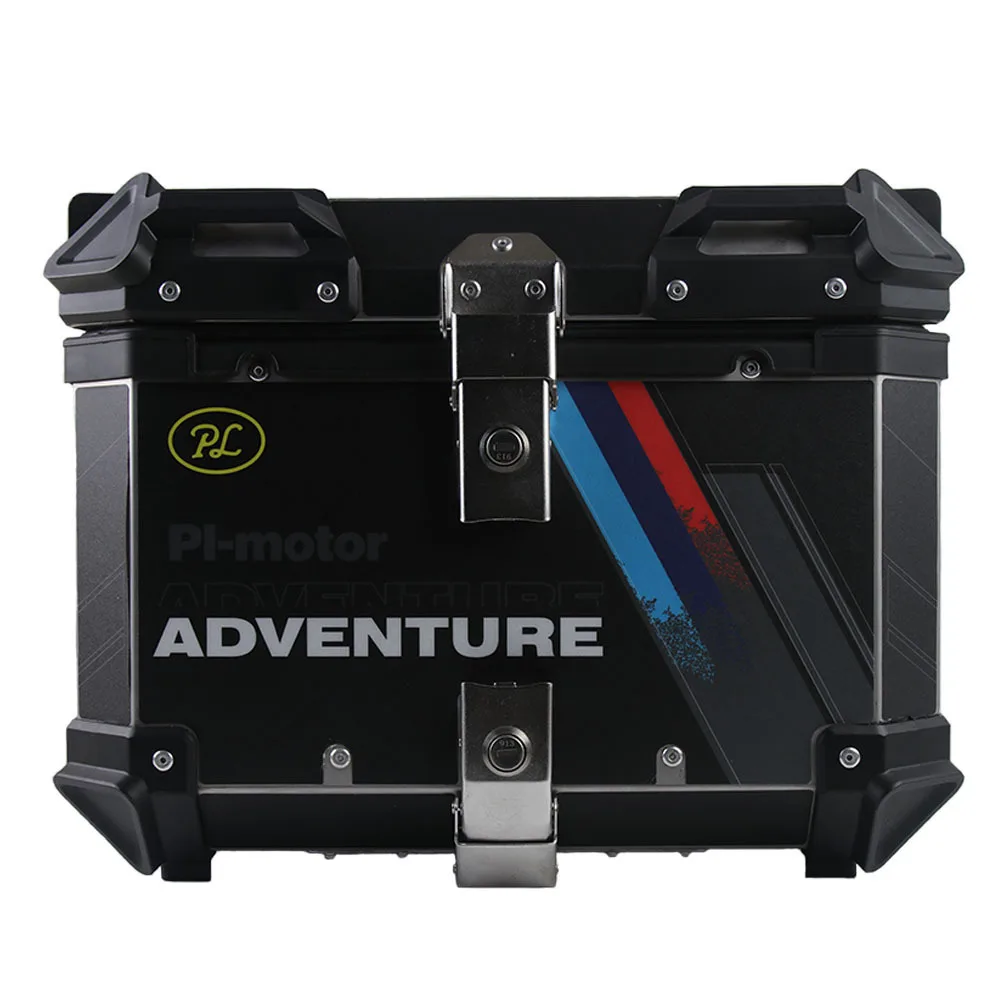 65L 36L 45L 55L Sticker Universal Alloy Scooter Trunk Luggage delivery motorcycle top case aluminum Motorcycle Tail Box
