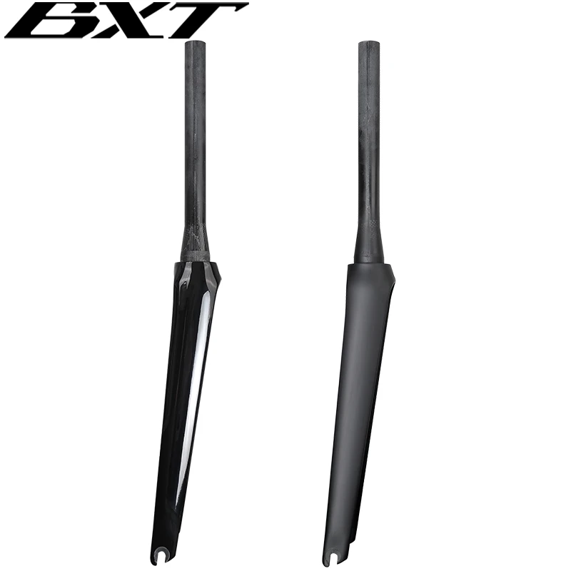 Road Bike Fork 700C V Brake Carbon Fiber Cyclocross Road Bicycle Fork 650B Rim Brake Carbon Fiber Road Bike Fork Carbon