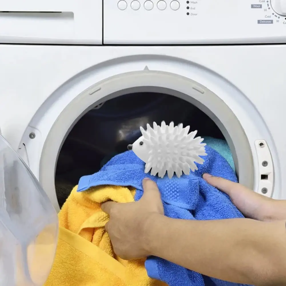 Hedgehog Dryer Balls Reusable Dryer Porcupine Ball for Dryer Machine Anti Static Soft Laundry Washing Balls