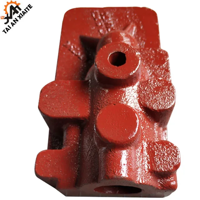 Ductile iron body, complex and special inner chamber, sand-coated casting process