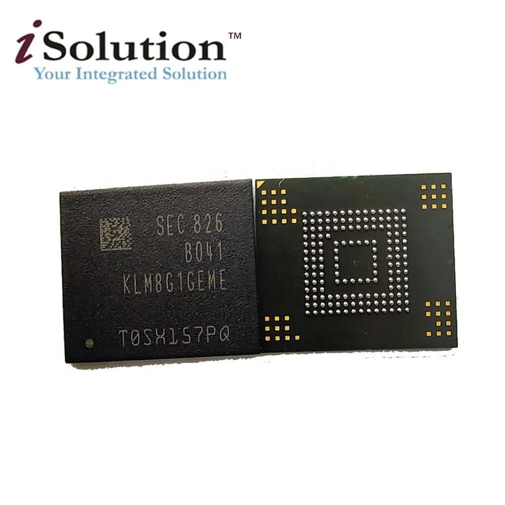 Original  KLM8G1GEME-B041  8GB  EMMC  BGA153  Flash Memory IC