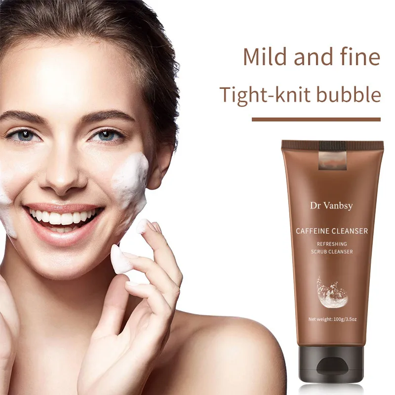 Trending Products 2024 New Arrivals Private Label Beauty Organic Skin Care Products Coffee Extract Facial Cleanser For Women