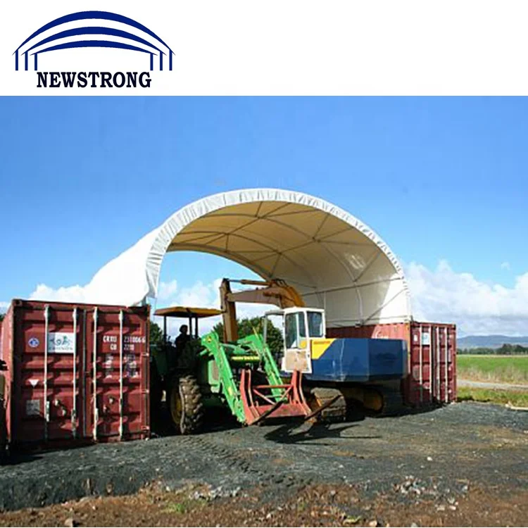 
Factory Supply 8m wide storage 20ft 40ft shipping canopy container shelter 