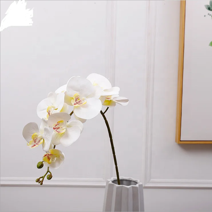 artificial flower Artificial Phalaenopsis Cattleya Orchid flower For Sale wedding  home decoration