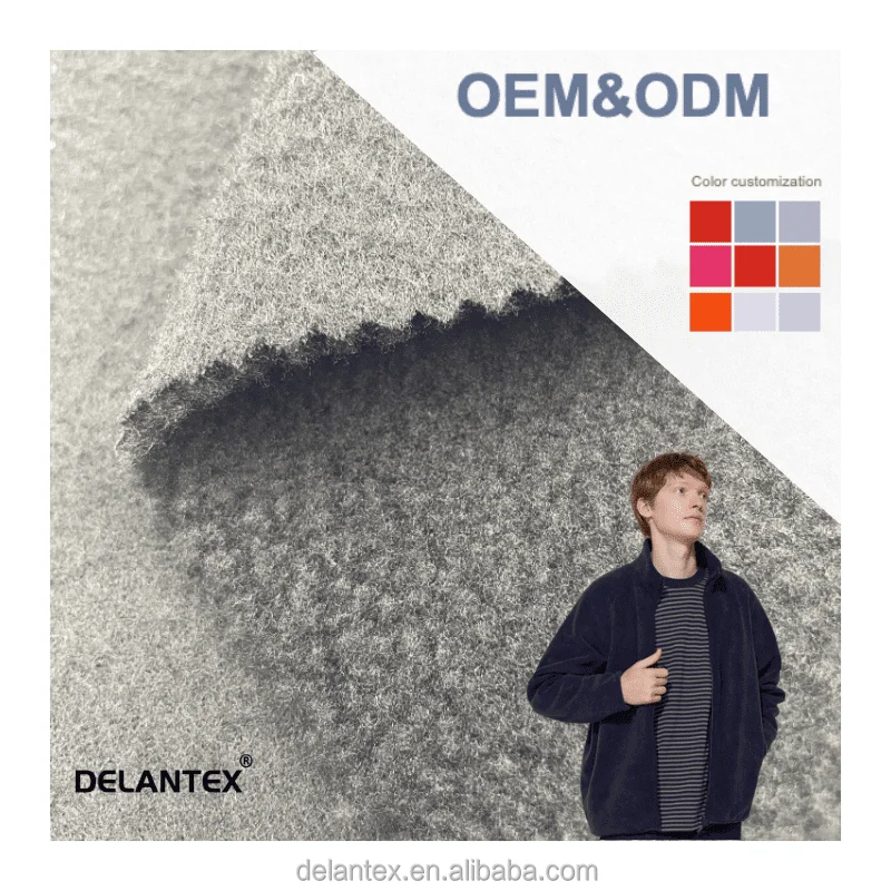 Производство Delantex 160 см 256 г/кв. М 100% полиэфирная флисовая ткань с защитой от таблеток