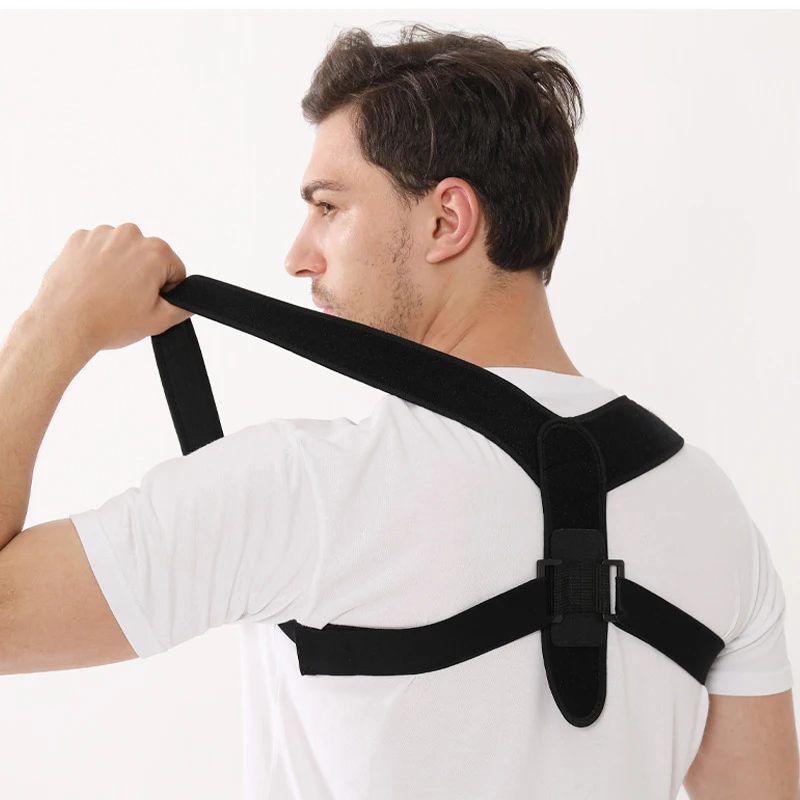 Hot selling improved adjustable back posture corrector for women and men lower back