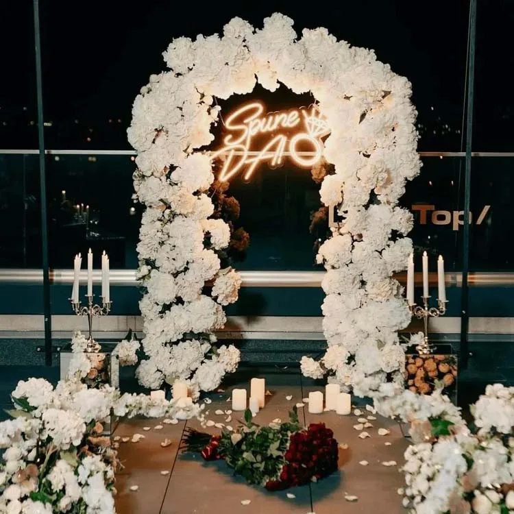 Drop Shipping Wall-mounted trending leaf open led neon sign open neon sign for shop