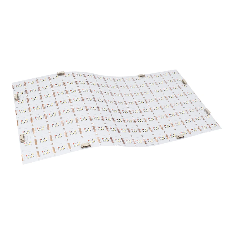 Multicolor Flexible LED Sheet DC24V 50W 640leds LED Backlighting for Translucent Countertop Stair Wall