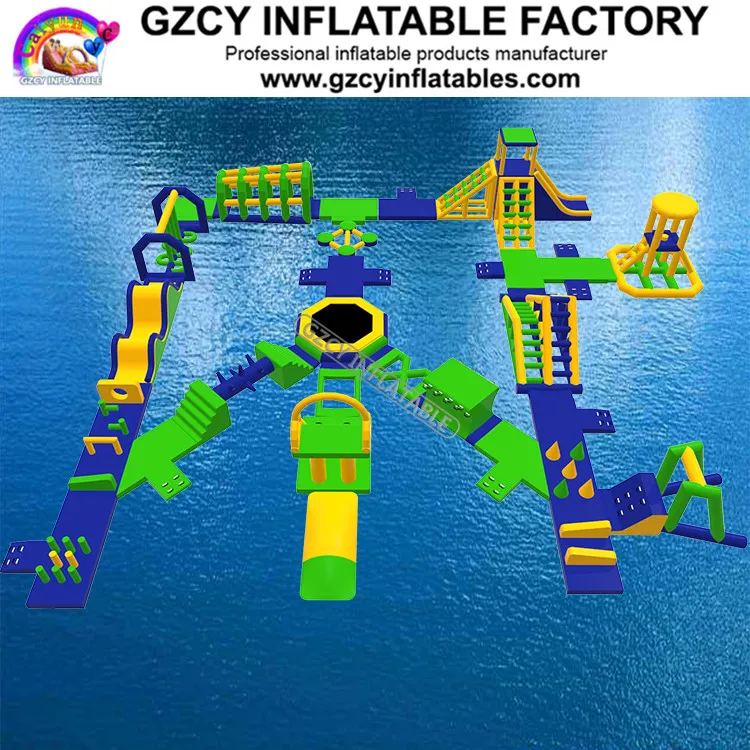 165 емкость Новый парк аттракционов плавающая вода игра взрослый надувной аквапарк