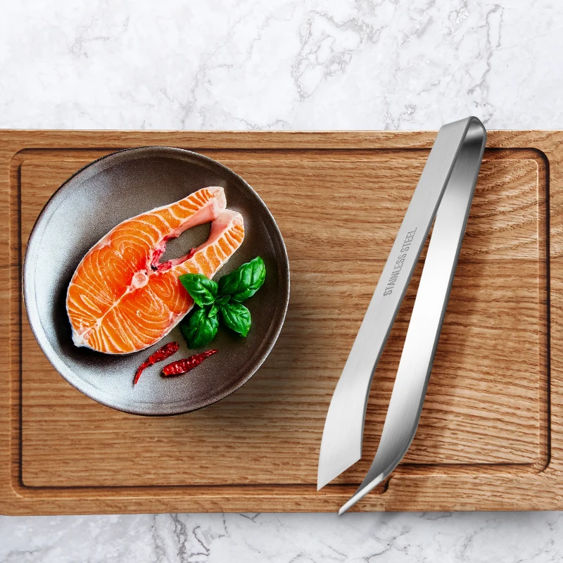 Kitchen Accessories Pick-Up Gadgets Cooking Tools Fish Bone Tweezers Seafood Tools Stainless Steel | Tweezer plier Remover Tool
