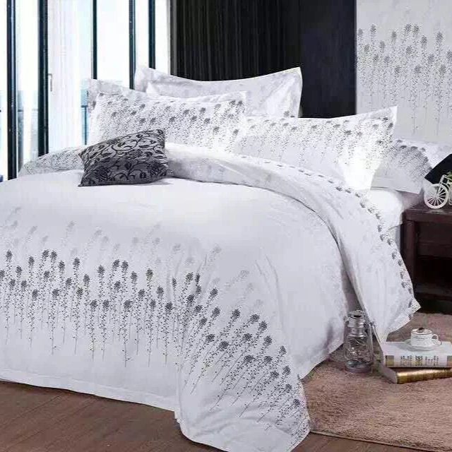 Percale Fast Dispatch Economic and Practical Simple Style Floral Print 4 pieces Hotel Bedding Set