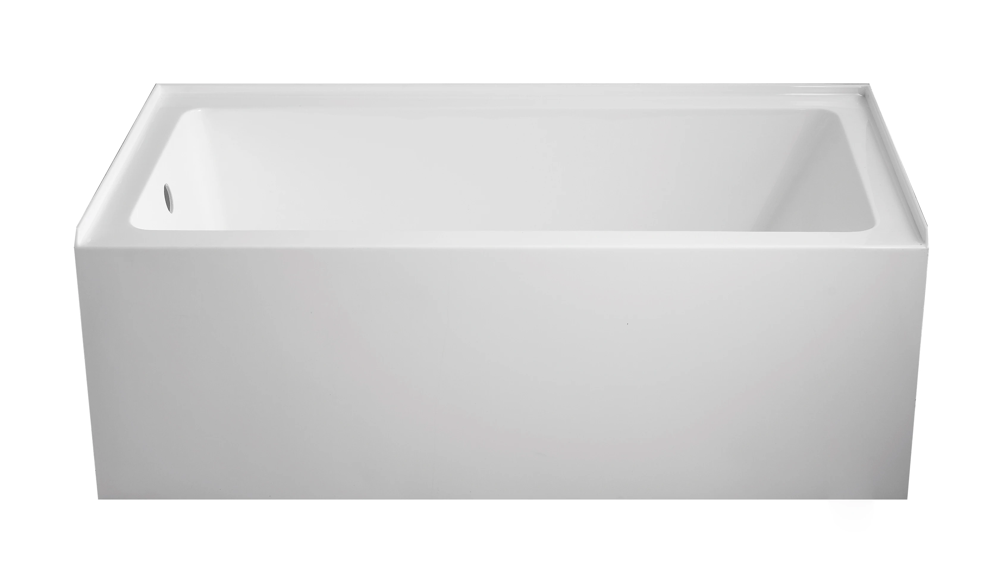 Modern Inset Marble Skirt Bathtub Bathroom Tub Artificial Stone Resin Solid Surface Built-in Skirt Bathtub