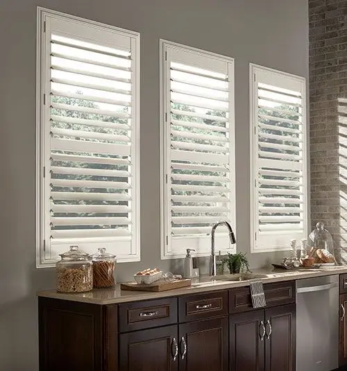 CBMmart modern louver windows PVC plantation adjustable blind shutters