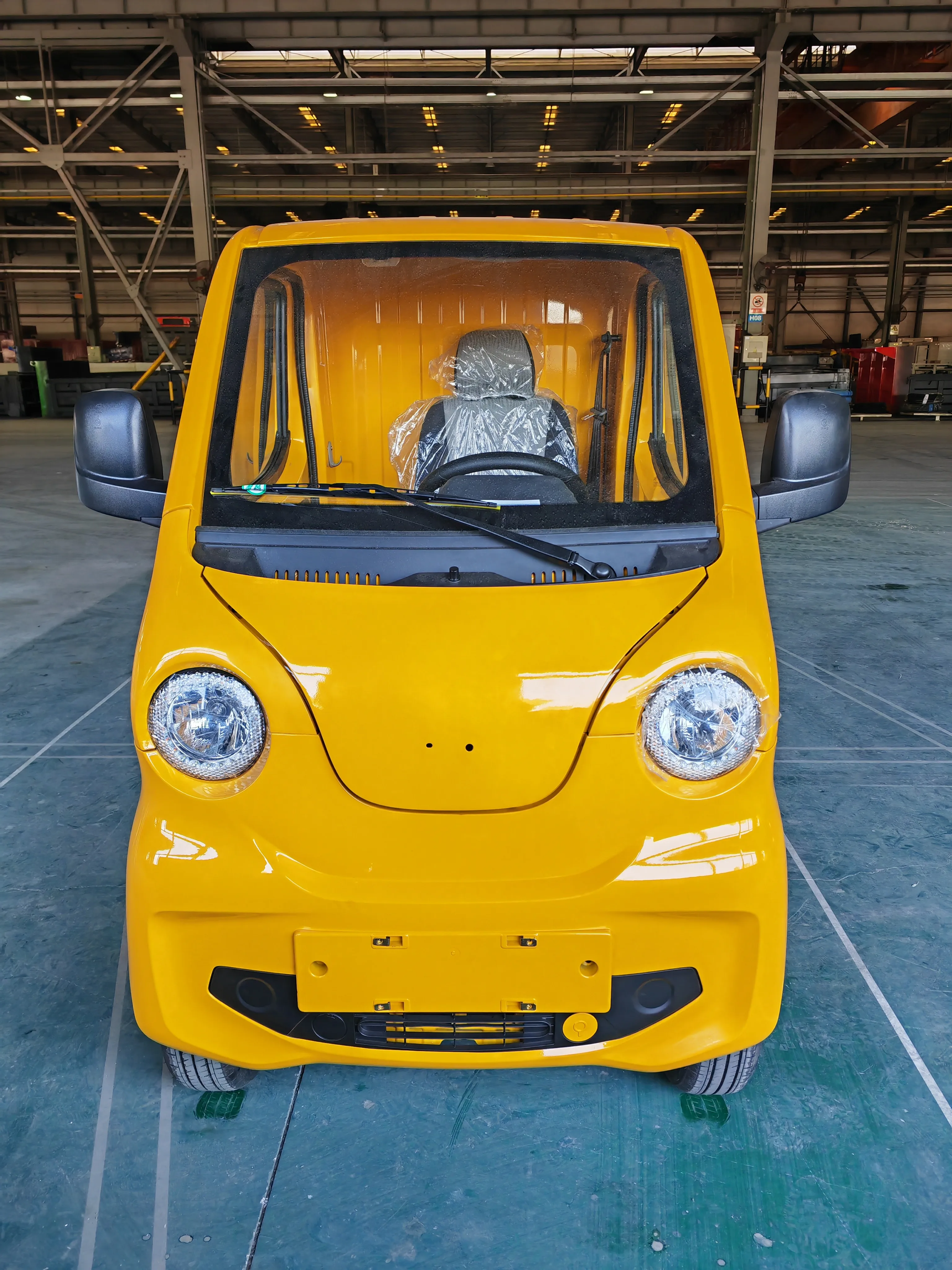 Прямая поставка с видео Электрический небольшой мини-грузовой фургон