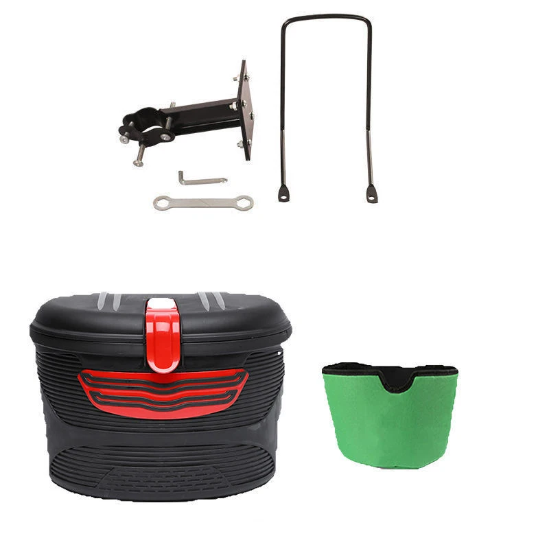 Universal 20L folding helmet bicycle Safety rainproof basket