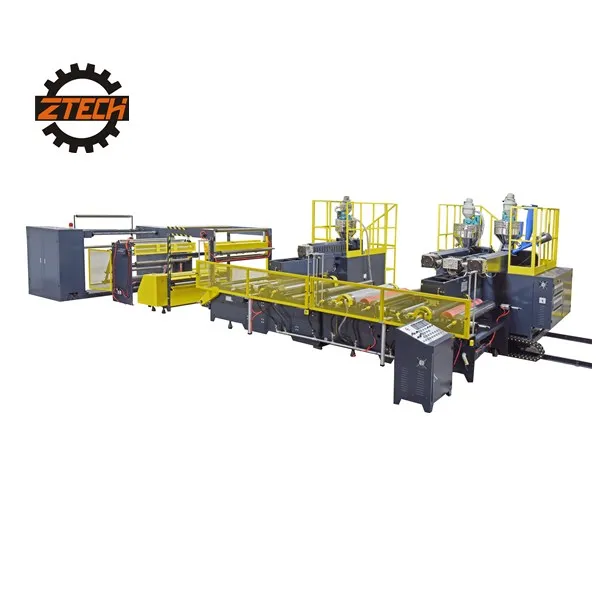 Double Screw Extruder Three Layers Polyethylene Air Bubble Film Making Machine