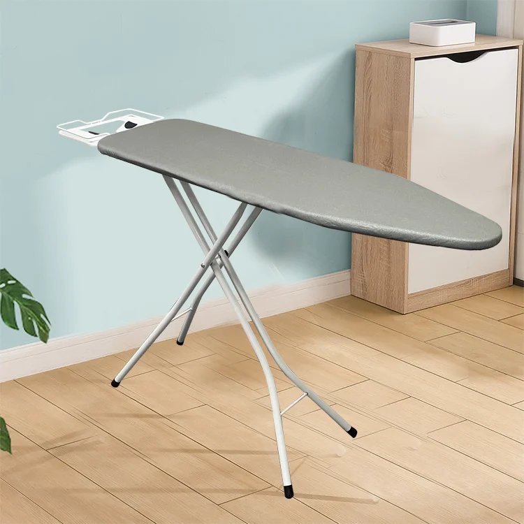 Adjustable Height Heavy Duty Ironing Board with Mesh Metal Base