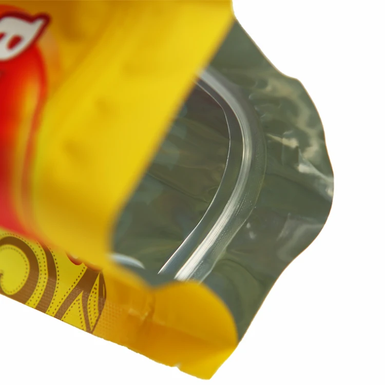 Китайский поставщик многоразовая алюминиевая фольга с логотипом на заказ ziplock яблочный картофельный чипс подорожник Банан Чипсы Упаковочные
