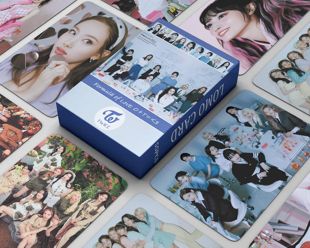 55 шт./компл. Kpop двойная ЛОМО карточка Формула любви новый альбом открытки для девочек Фотокарточка фотопечать высокое качество фотокарточки