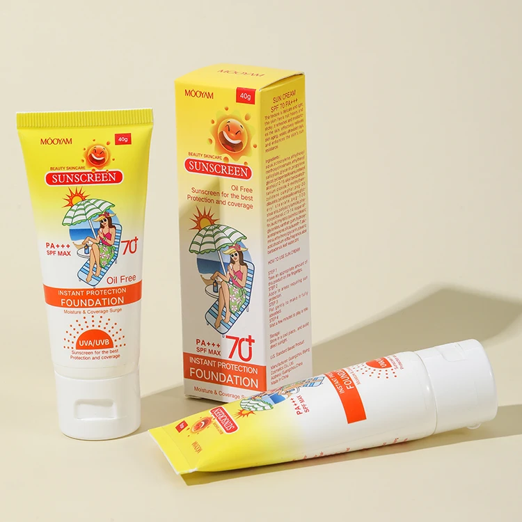 Private Label UV Sunblock Sun Protection Lotion Sunscreen Private Label Cosmetic Korean Sunscreen Spf 70