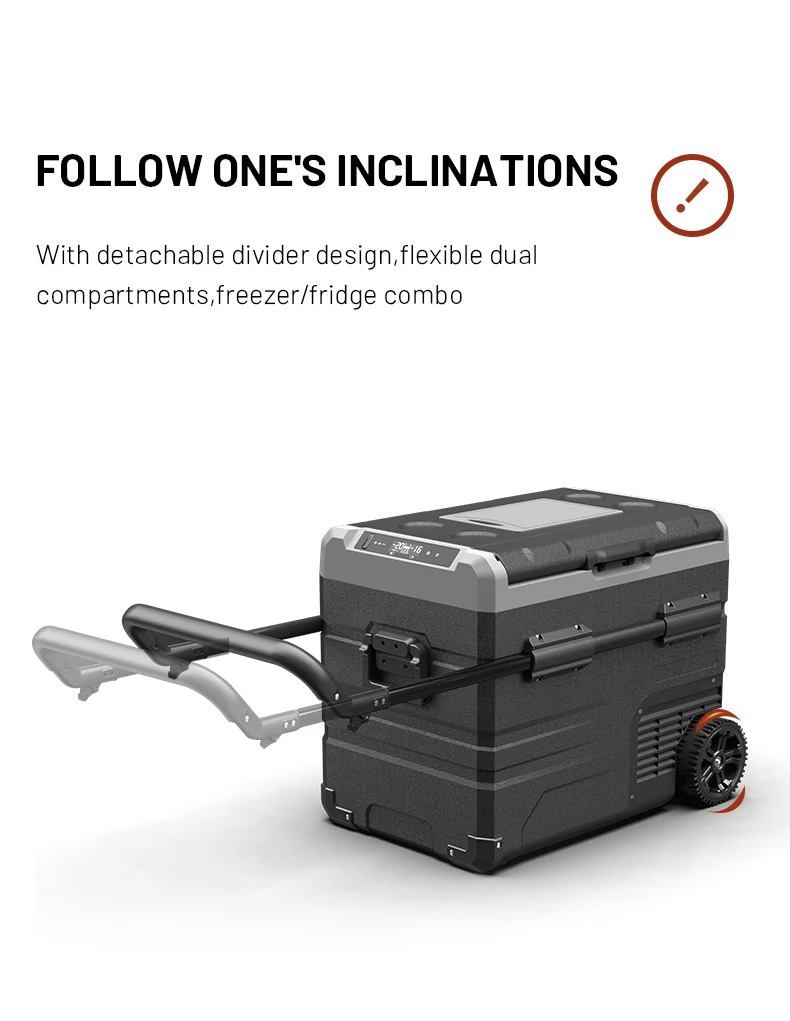 TDW50 Alpicool car fridge AC/DC OEM Compressor camping refrigerator Small Cooler box 12v freezer for Car Home Outdoor Use