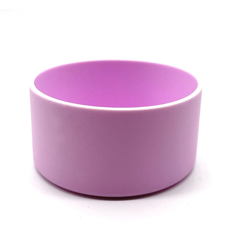 Custom Design Removable Protective silicone cup bottle bottom cover silicone bumper sleeve Silicone Sleeve Cover