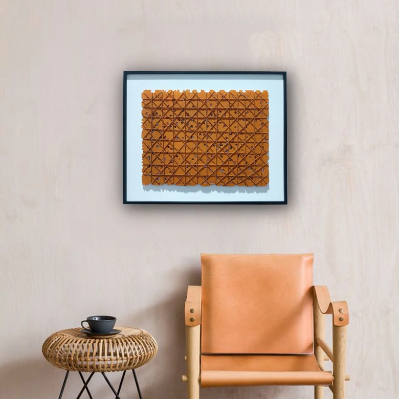 Modern household adornment wall art 3 d picture acrylic fabric by hand carving hotel example room hangs a picture