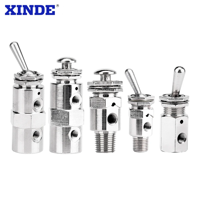 Pneumatic Button Valve Manual Switch TAC type Mechanical Pneumatic Valve hot-selling