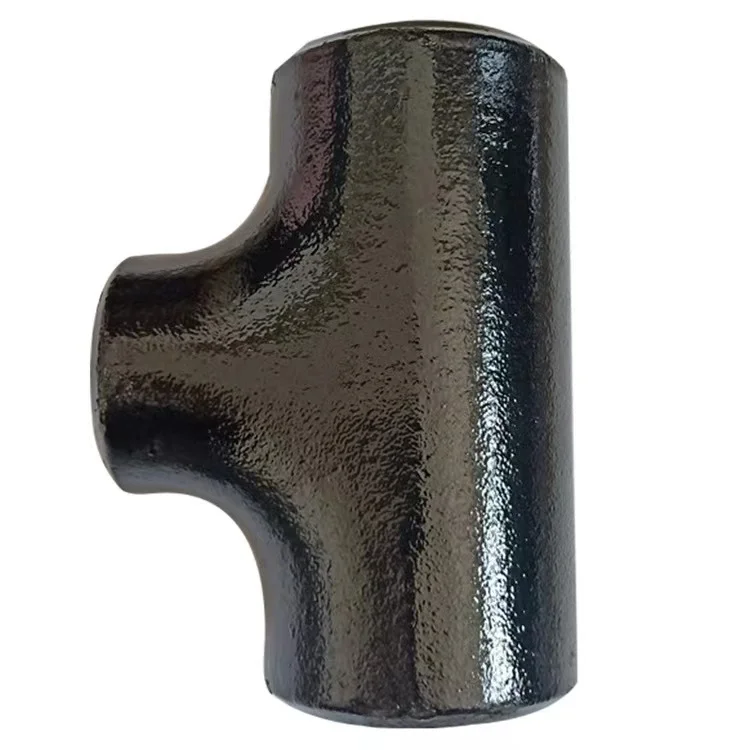 Высокое давление ASME B16.9 стыковая сварка CS A420 WPL6 трубный фитинг тройник 10 дюймов 12 ERW SCH80 углеродистая черная сталь равный