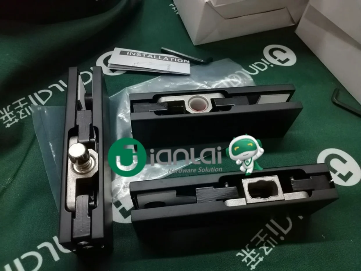 JL-02 Patch Clamp Accessories Mirror Patches Panel Pivot Glass Door Hinge Patch