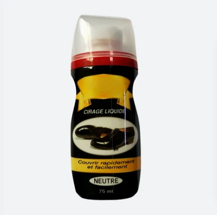 Top Export Quality Liquid  Shoe Polish 75ml/35ml Black,Brown,Neutral,White self-brightening  for shoes and leather shinning