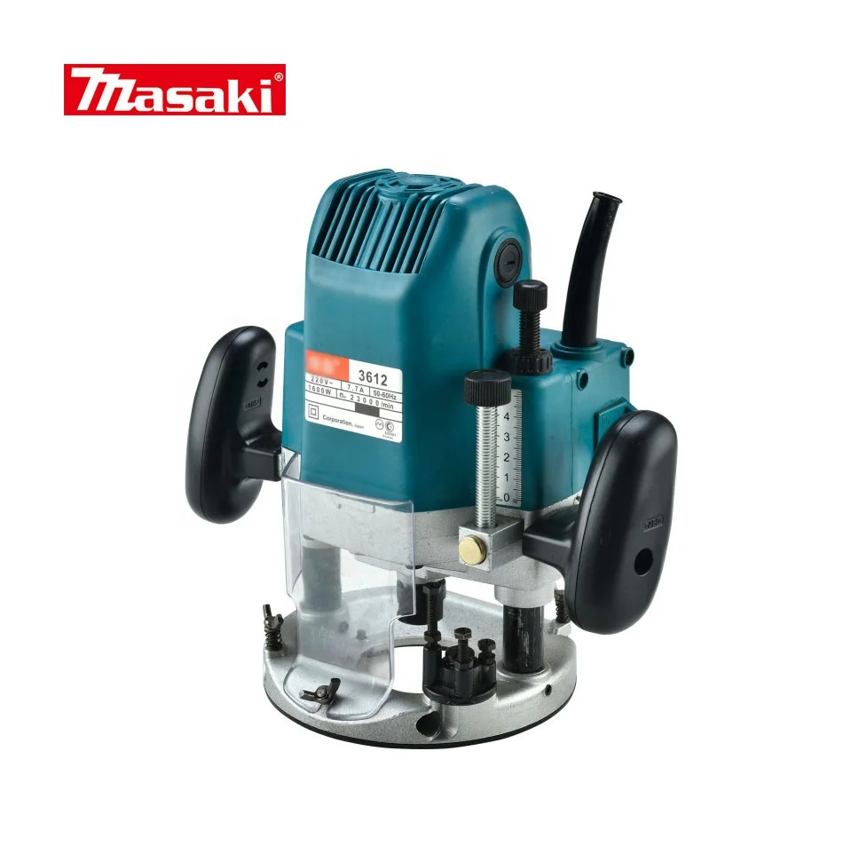 3612 China Electric Power Tools 1600w 12mm High Speed Wood Router