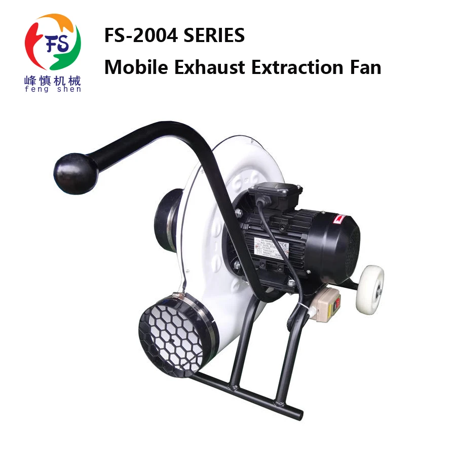 Compact Portable Fan for car exhaust extracting system