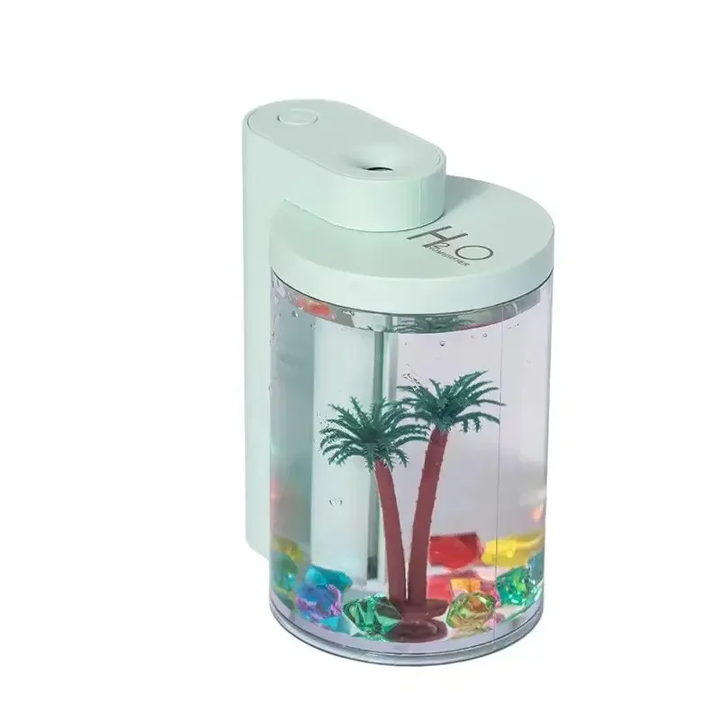 USB Microlandscape Ambiance Nightlight Humidifier Bedroom Car H2O Purification Air Spray atomizer Promotional electronic gifts