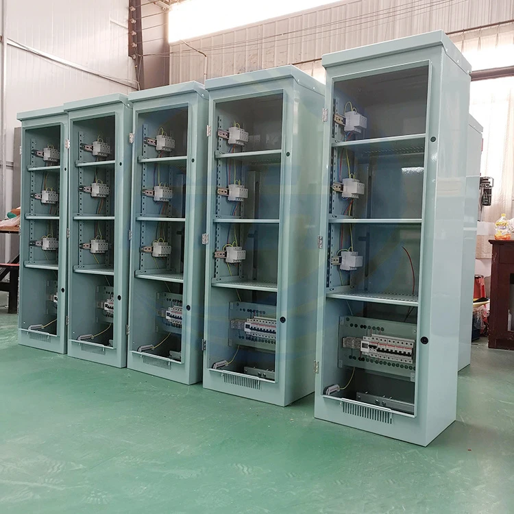 Metal material equipment cabinet with different types