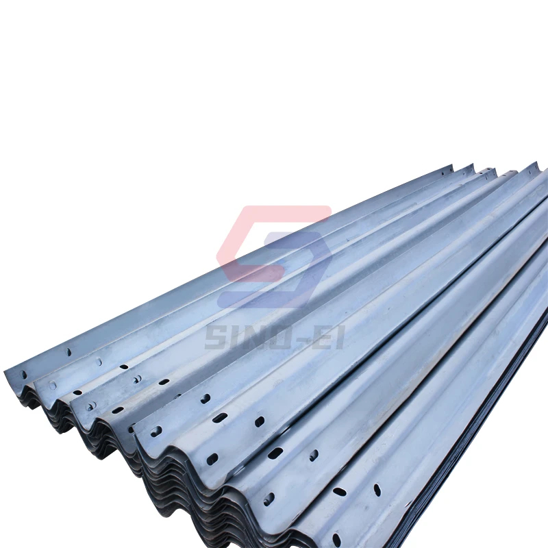 Manufacturers Supply W Beam Crash Barriers Highway Guard Rails Provide Competitively Priced Q235B Steel Guardrails