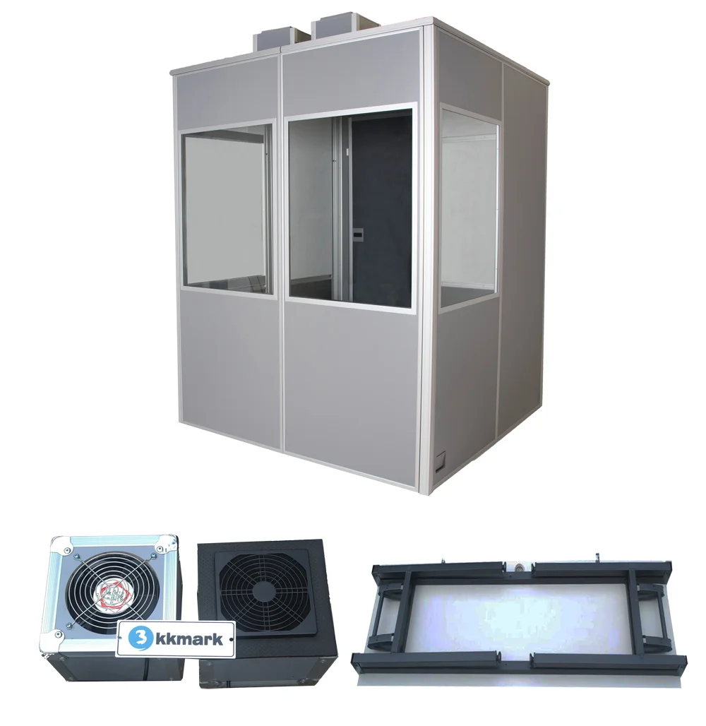 kkmark 1 person interpreter interpretation conference sound system movetabvle foldable Detachable portable translation booth