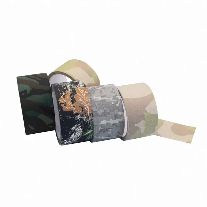 Tactical Camouflage Waterproof Cloth Cotton Camo Tape For Hunting Outdoor Disguise
