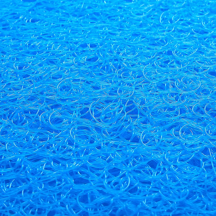
OEM whit and blue color washable similar japanese water pond filter mat 
