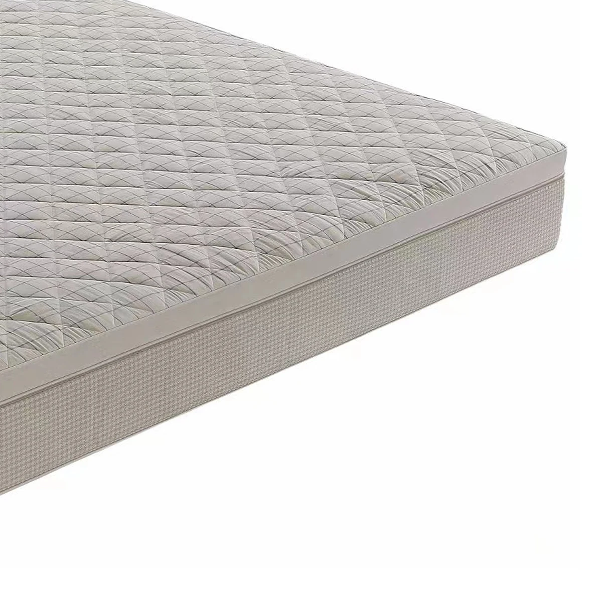 Audrey Modern Top Quality Cotton And Linen Fabric Mattress Houndstooth Cotton And Linen Protective Side Mattress