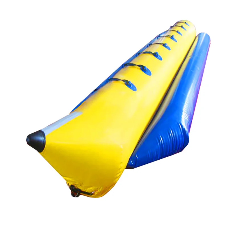 Inflatable water sport games banana boat 3-6 seaters double tube floating for Beach and Water Park