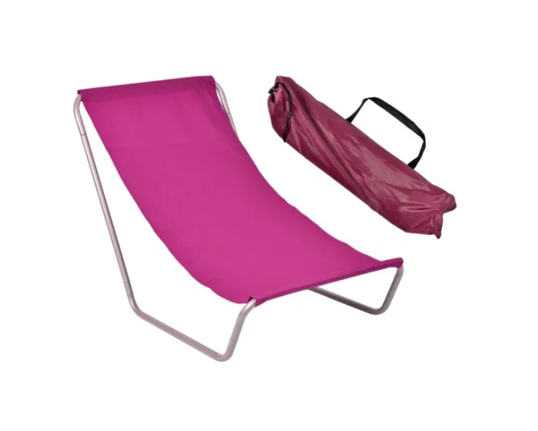 portable easy camping folding beach sling reclining chair tourist lounger