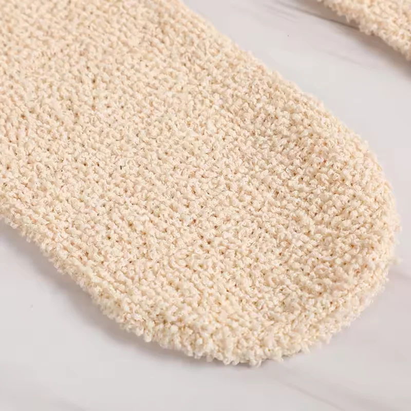 Eco Friendly Natural Reusable Exfoliating Jute Bath Gloves Sisal Mitt Comfortable Washing Gloves Body Exfoliating Gloves