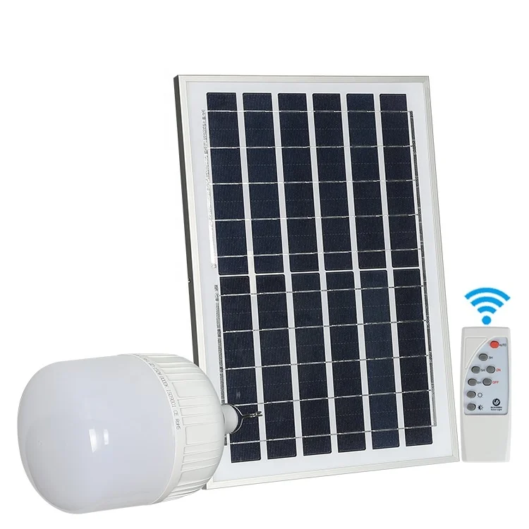 Super Bright Energy Saving Waterproof Ip65 Outdoor Solar Rechargeable 150w 200w 300w Led Bulb Lamps