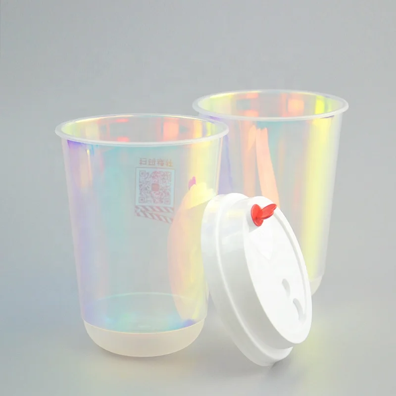 700ml 24oz film inner PP injection molding  milk tea cup or juice cup for coffee shop