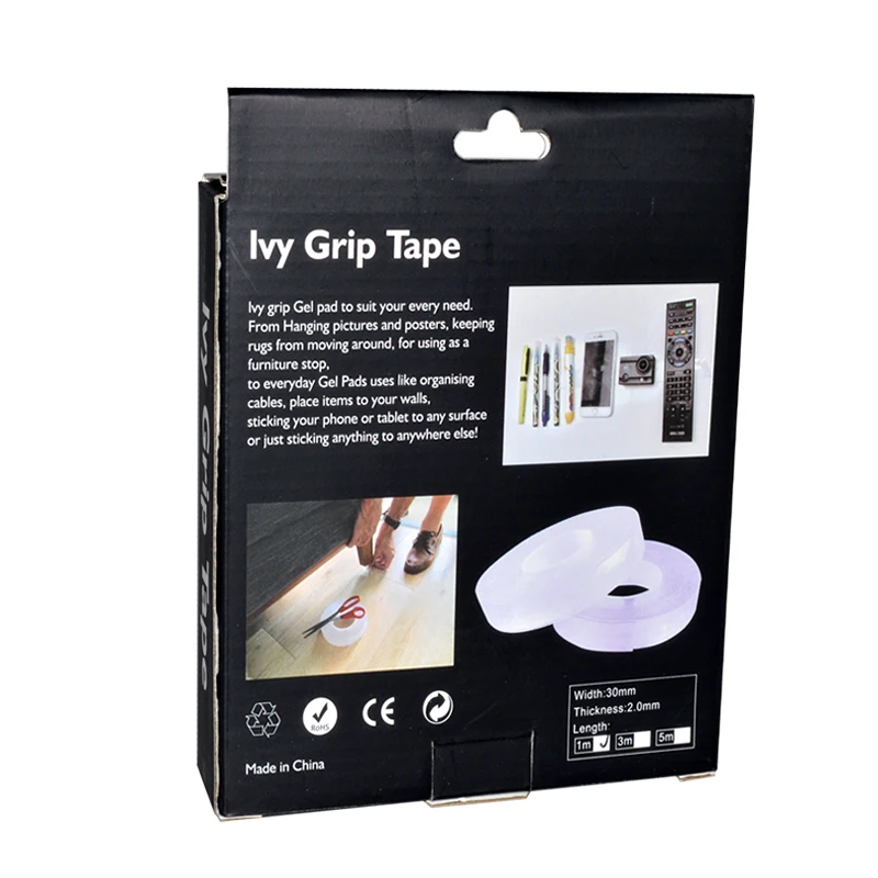 5 Meter Waterproof Reusable Gel Grip Mounting Nanotape