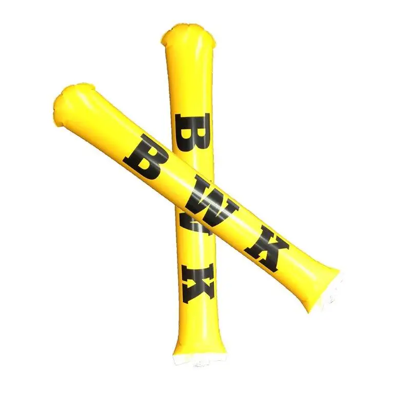 Promotional air inflatable cheering stick Biodegradable Cheering Clap Sticks Eco Friendly Pe Inflatable Stick